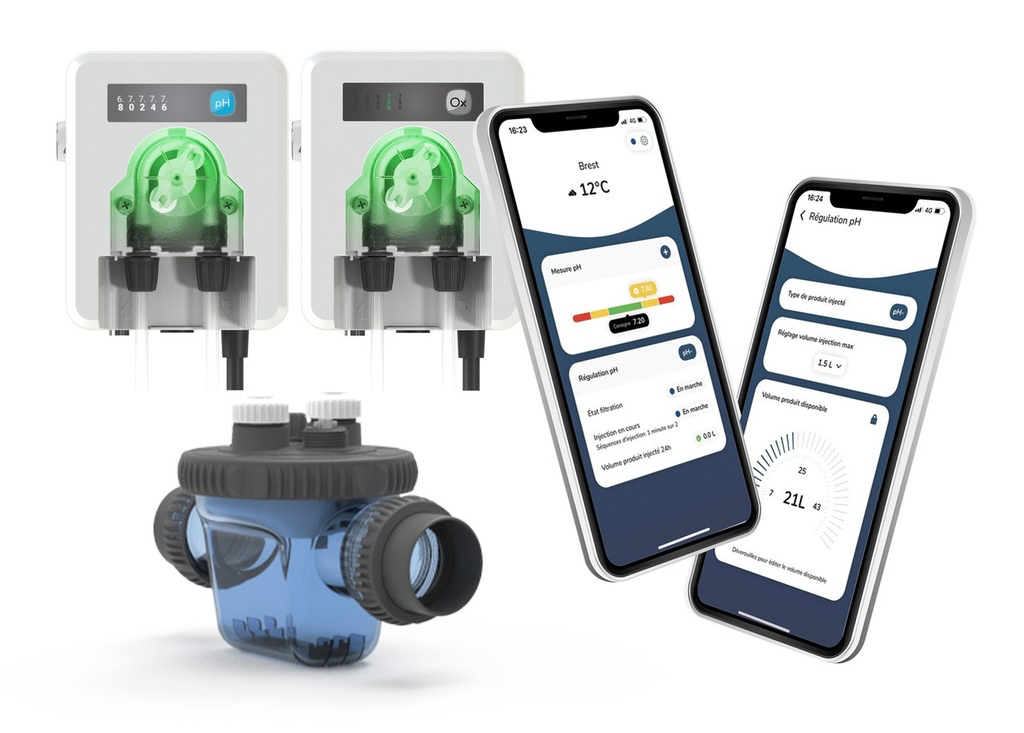 Traitement automatique Chlore & pH Orpheo VP Wifi