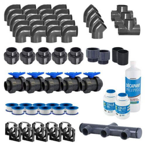 Kit Plomberie PVC 50Ø